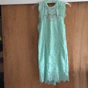 Intimately free people mint lace dress